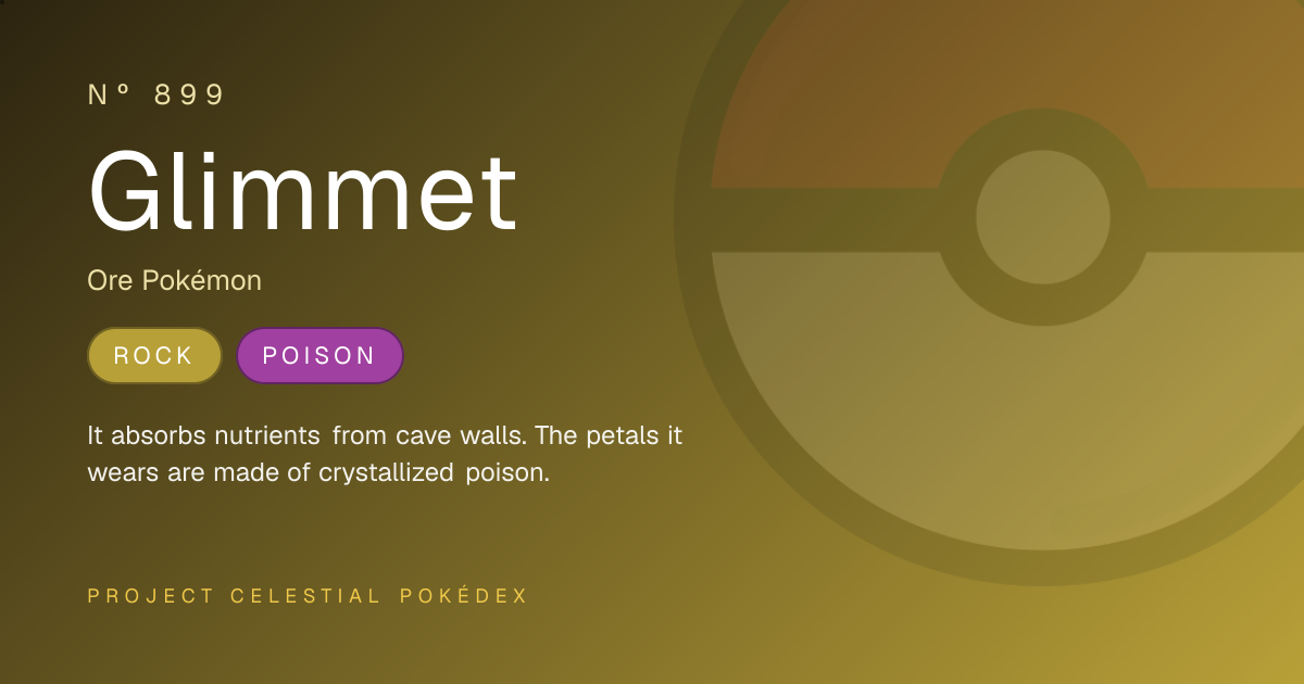 Glimmet · Nº 899 · Project Celestial