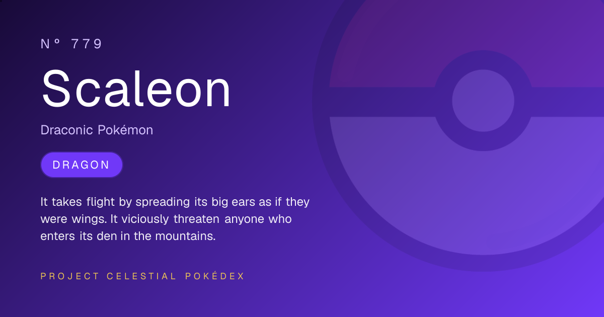 Scaleon · Nº 779 · Project Celestial