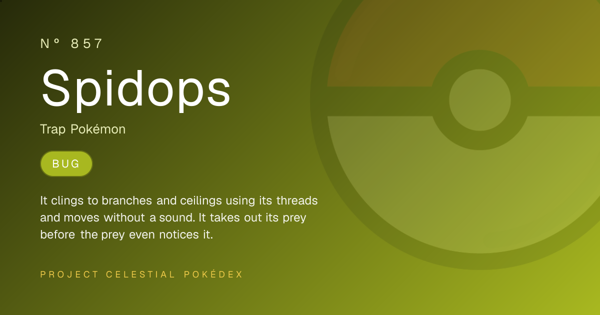 Spidops · Nº 857 · Project Celestial
